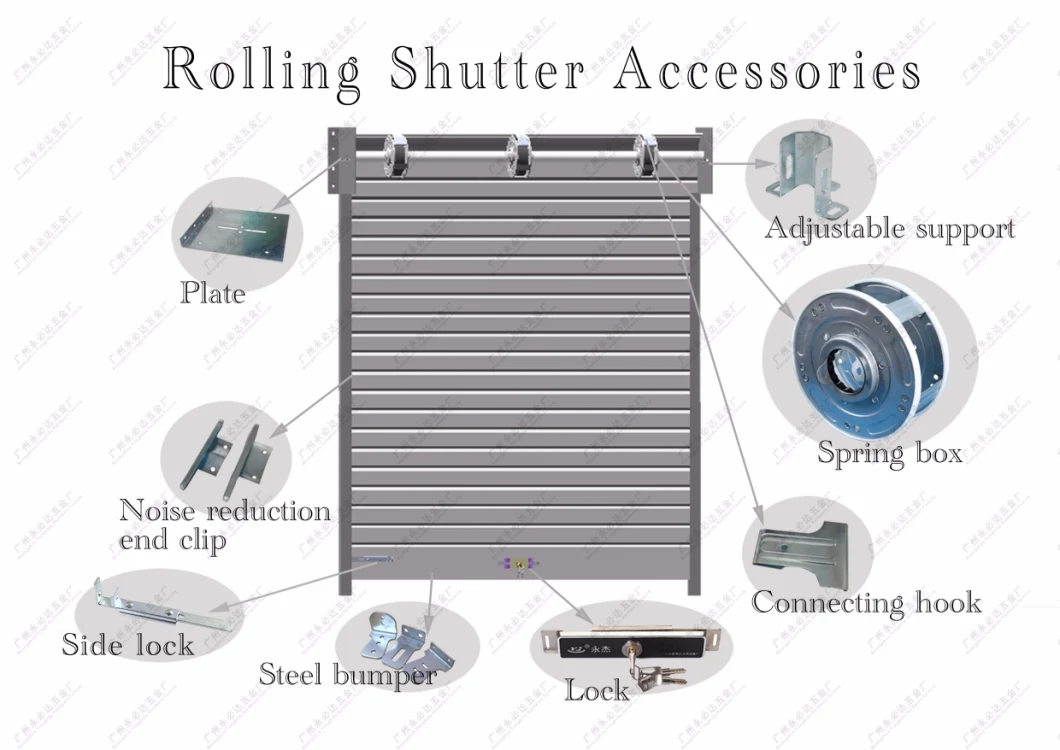 Metal Roller Shutter Door Accessories/Spring Box/Pulley