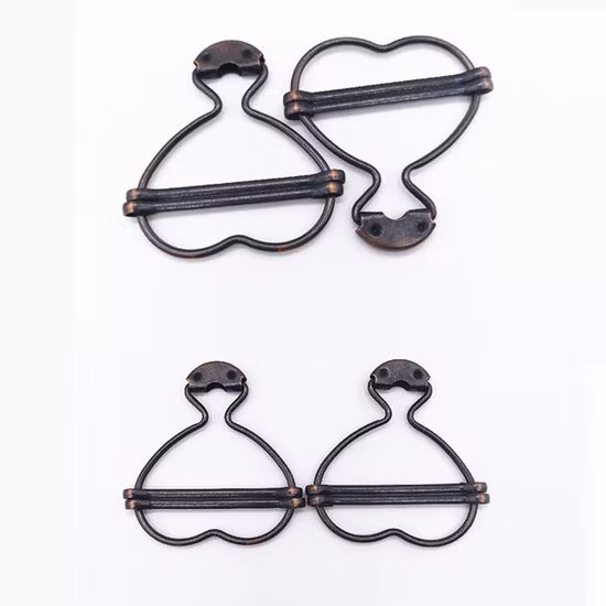 Hebilla ajustable de calabaza de metal con forma de corazón de color vintage para pantalones de ropa