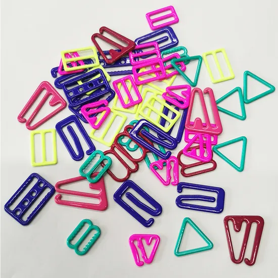 Accesorios de lencería de alta calidad Sujetador Hebilla Traje de baño Clip Accesorios Ajustador Anillo de metal Sujetador deslizante